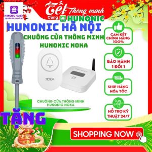 Chuông Báo Thông Minh Hunonic Noka Nhận Thông Báo Trên Điện Thoại Từ Xa Kết Nối App Hunonic