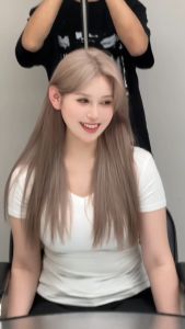 Monsoon+ Hair Dye Color Milk Tea Gray-Brown dye rambut Dye warna Rambut hair dye colour Hair Colouring dye hair colour 染发膏