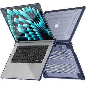 Shockproof Case Stand Full Cover For Apple MacBook Air 13 inch 13.6 inch 15.3 inch M1 M2 A1932 A2237 A2337 A2179 A2681 A2941 2018 2019 2020 2022 2023 Laptop
