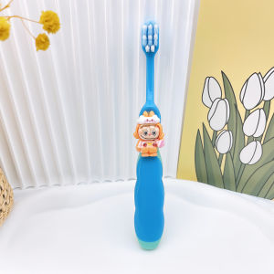 Labubu Childrens Three-Sided Toothbrush 3 to 6-12 Years Old Dedicated Comprehensively Wrapped Cleaning Primary School Students