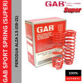 GM-PRD9991 GAB SUPER SPORT LOWERED COIL SPRING PERODUA ALZA 1.5 (09-21) 1SET=4PCS. 