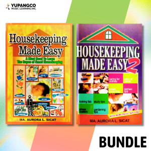 HOUSEKEEPING MADE EASY VOL. 1& HOUSEKEEPING MADE EASY VOL2  A MUST READ TO LEARN THE ROPES OF SMART HOUSEKEEPING BUNDLE