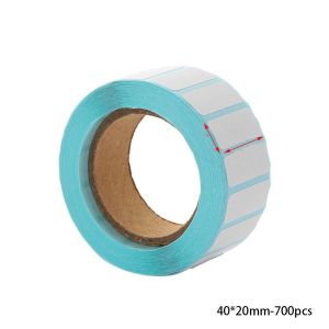 MINIMALUX 1000pcs/Roll Cards Blank Tag Print Supplies Adhesive Paper Waterproof Thermal Sticker Package Label