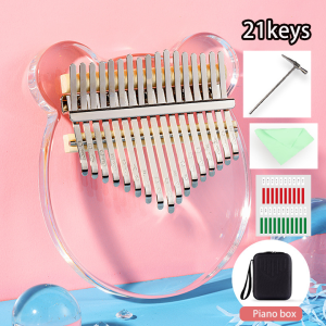 Kalimba 21 Key Piano Jari Alat Musik Thumb Piano Kayu Piano jempol akrilik
