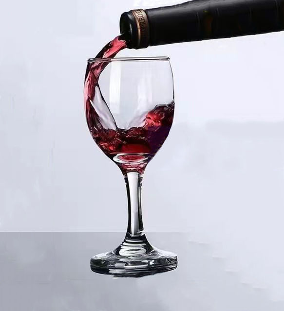 TST, 230ml gloreca lead-free crystal wine glass red wine cocktail glass ...