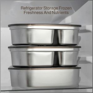 Crisper Box Easy to Clean Beautiful Lunch Box Smooth Heating High and Low Temperature Resistance