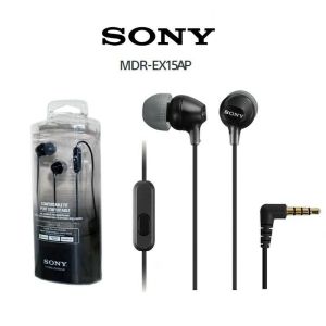 Tai nghe Sony MDR-EX15AP EX Series 3.5mm Tai nghe nhét tai chơi game có mic dùng cho iOS Android iPhone Huawei Samsung Xiaomi OPPO Vivo