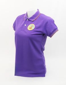 💥Sale💥เสื้อโปโล สีม่วง กรมสรรพากร ผ้าเกรดแบรนด์เนม นุ่มลื่นใส่สบาย
