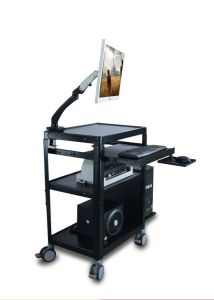 (P97-12) SG stock monitor projector stand laptop mobile cart keyboard shelf Workstation