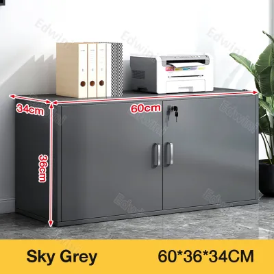 【With Lock】Office Darwer Nordic Bedside Cabinet Office Cabinet With Lock Storage Box Bedside Table