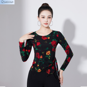 Modern Dancer Adult Dance Uniform National Standard Latin Dance Practice Square Dance Top