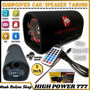 Speaker Bluetooth Aktif Portable High Power 777 Subwoofer Karaoke Radio / speaker High Power 777 bt bisa sambung ke aki mobil / Speaker Bass Super Input Bisa 2 Mic Bass Trable USB TF CardRadio FM AUX-IN Remot / Speker Aktif / Salon Bluetooth~ NOS