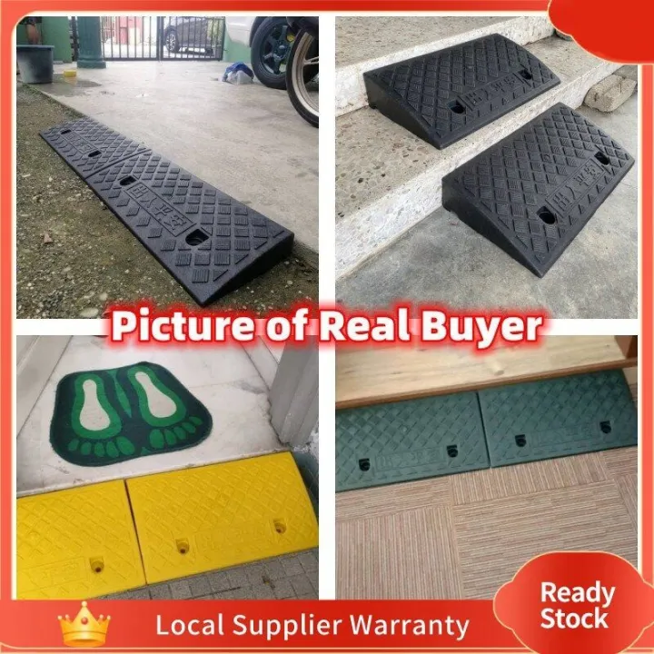【COD】Car Ramp Mat Curb Ramp Pad Heavy Duty Ramp Motorcycle Wheelchair ...