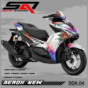 Decal Stiker Custoom Full Body All New Aerox 155 - Decal Sticker Variasi Motor Aerox 155 SDA.04