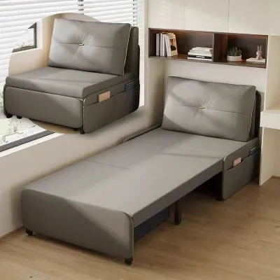 【10 Years WARRANTY】DreaME sofa bed foldable sofa bed with storage inside for living room bed frame Single/Double/Queen/King size on sale bedroom furniture