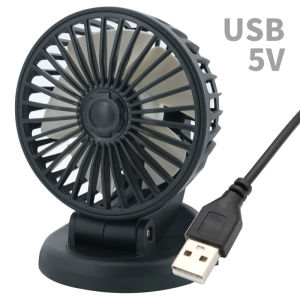 【SG Ready Stock】 Car Fan 12V 24V USB Fan with Switch Air Cooling Fan for Car Truck Suv Boat Summer Cool