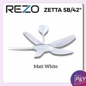REZO ZETTA - 42 inch DC MOTOR CEILING FAN REMOTE CONTROL / Kipas Siling Rezo Zetta