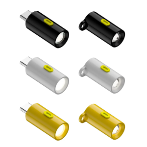 Mini Type C Flashlight Instantly Illumination High Brightness LED Compatible for USB C Device For Nighttimes Outdoor Use