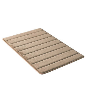 🚚SG Fast Delivery📦Memory Cotton Absorbent Floor Mat Non-slip Coral Fleece Absorbent Bathroom Mat Doormat Solid Color Soft Memory cotton Mat Floor Carpet Rugs 40x60cm 记忆棉吸水地垫 children day gifts