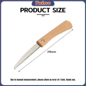 Talao Folding Mini Hand Saw Portable Steel Saw Woodworking Garden Tree Cutting Fine Toothed Hand Tool