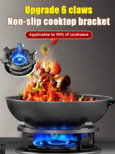 Kitchen gas stove anti-slip bracket Gas stove anti-slip pot rack Gas stove bracket Universal boiler rack Four-claw five-claw six-claw