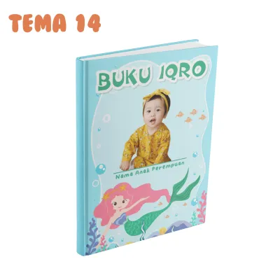 DEPRINT. Buku Iqro Jilid Hardcover A5 Free Tambah Nama & Foto