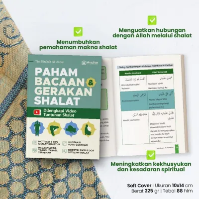 Buku Paham Bacaan & Gerakan Shalat - Video Cara shalat - Arti Doa - Makna Bacaan Shalat Buku Saku - Aqwam
