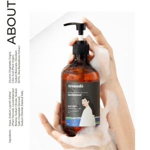 𝐀𝐫𝐨𝐮𝐧𝐝𝐞 Plant-Derived Hotel Body Wash with a rich of Essential oil 100%【SGS Certified】 Best for Sensitive Skin 500ml.