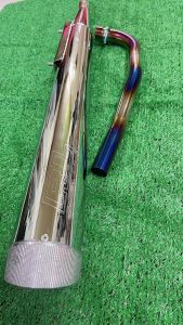 Pô xe Dream đích nhôm CNC kèm cổ titan