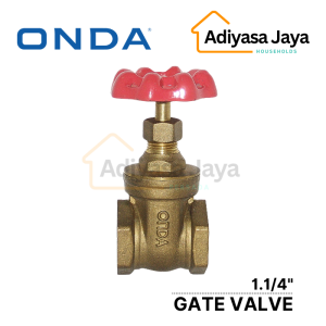 Gate Valve (ONDA) / Brass / Kuningan