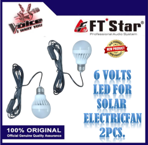 FT STAR LED FOR SOLAR ELECTRICFAN 2PCS.PER ORDER(12 VOLTS6 VOLTS3 VOLTS)