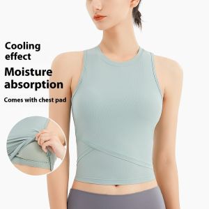 KAI si ke Yoga Áo thể thao với miếng đệm ngực cho phụ nữ chống sốc thoáng khí