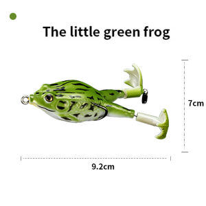 4.3cm/9cm Snakehead Killer 5Colors Soft Plastic Spinner Frog Bait 5g/13g Fishing Frog Lure Top Water Trolling