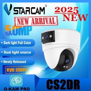 Vstarcam CS2DR WiFi / CG2DR ใส่ซิมได้ 4G (เลนส์คู่) ความละเอียด 5 MP(1296P) กล้องวงจรปิดไร้สาย Indoor มีระบบ AI+ สัญญาณเตือน