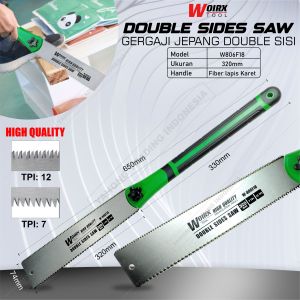 Gergaji Jepang Double Edge Rip Cut Cross Cut WOIRX TOOL