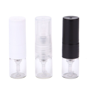 50Pcs Leakproof Refillable Sample Bottles 1ml Glass Atomizer Bottles Travel Essential With Dispenser Tool