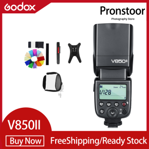 Godox V850II V850 II Built-in 2.4G GN60 Wireless X System Li-ion Camera Flash Speedlite For Canon Nikon Pentax Olympus Fujifilm Camera