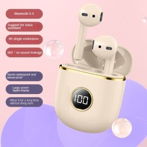 TWS X88 Headphone Bluetooth 5.3 Độ trễ Thấp Hifi Tiếng Ồn Hủy Bỏ Với Dual HD Microphone Thể Thao Móc Tai Tai Tai Nghe Ruija