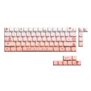 Sakuras Original Profile Keycaps 74Key Shines Through Backlit Mechanical Keyboards keycapst for 60 61 65 67 68
