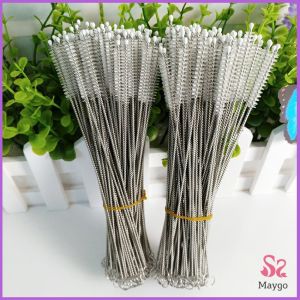 Maygo แปรงล้างหลอดดูด จูก-นม ขนไนล่อน ไม่ทำให้เป็นรอย น้ำมันมั่นใจ 50/50 สายสัตหาร 70cm