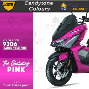 Diton Premium 9306 Candytone Pink Spray Paint (400ml)