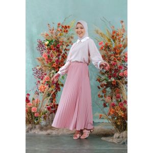 Pleated Skirt | Elegant Design| Muslimah - Fit up to XXXL