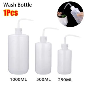 OWMXZL 1Pcs ล้างทำความสะอาด ขวดล้าง สีขาวขาว การวัดขนาด สักขวดบีบ  250/500/1000ml ขวดวัดในห้องปฏิบัติการ ทำความสะอาดต่อขนตา