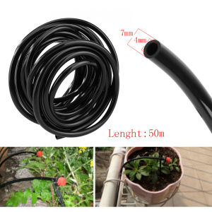 [Arrived within 3 days] 50m Micro Drip Irrigation Tube Plants Sprinkler Pipe Garden Watering Hose(50m)