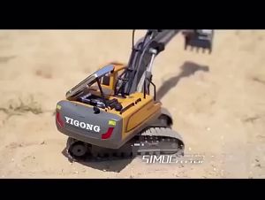 🔥Ready Stock🔥11-channel alloy remote control excavator Kid Alloy Model Toy Vehicle Model Car Remote Controll Excavator