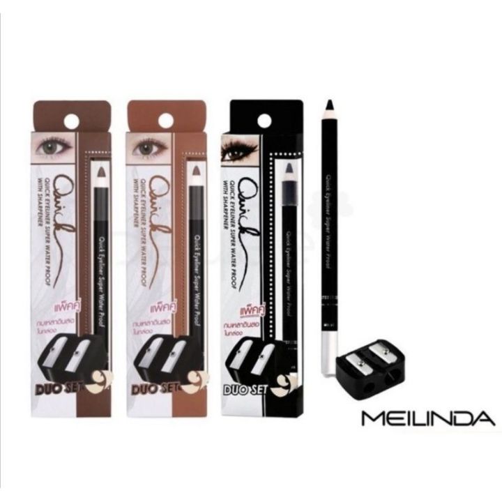 Eyeliner Pencil Meilinda Duo Set Lazada Indonesia