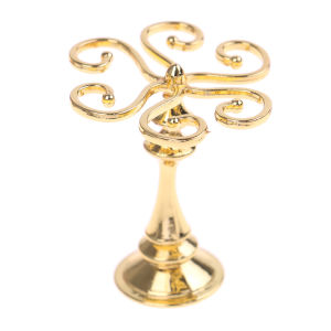 QUANSEN 1:12 Miniature dollhouse accessories mini cute metal cup holder for dollhouse