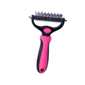 【MISUITY】[Painless floating hair removal/Quick knot tying] Pet grooming brush easy to untie hair knots/No damage to the skin/Deep comb/Comfortable massage/Safe head without rubbing