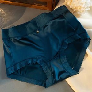 GOOTRADES Elastic Traceless Japanese Satin Fashion Soild Color Lace Lingerie Lady Briefs Ice Silk Panties Women Underwear