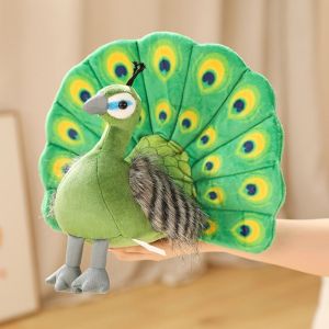 JVKISX PP Cotton Pea Plush Doll Spreads Tail 30cm Baby Pea Plush Toys Doll Toys Soft Simulation Pea Plush Toys Kids Gift